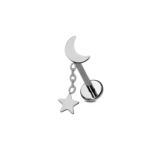Hang the Moon Flat Back Stud
