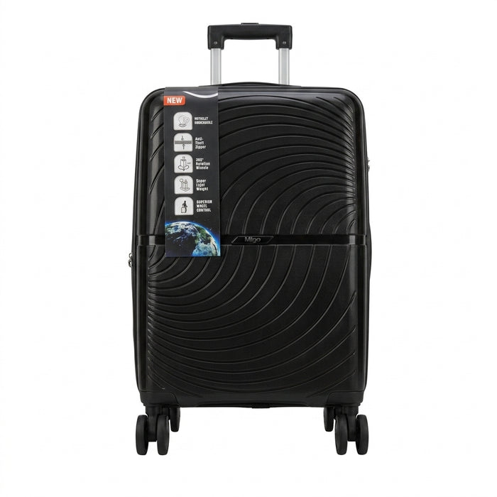 Hard Shell Cabin Trolley Suitcase With 360° Spinner Wheels
