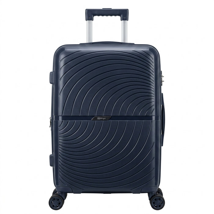Hard Shell Cabin Trolley Suitcase With 360° Spinner Wheels