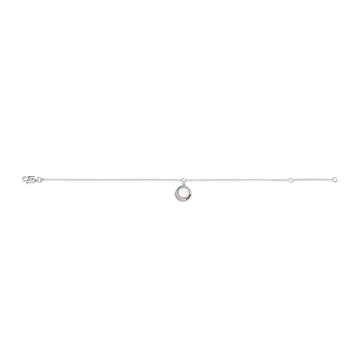 Heirloom Mother Of Pearl Charm Bracelet - Sterling Silver