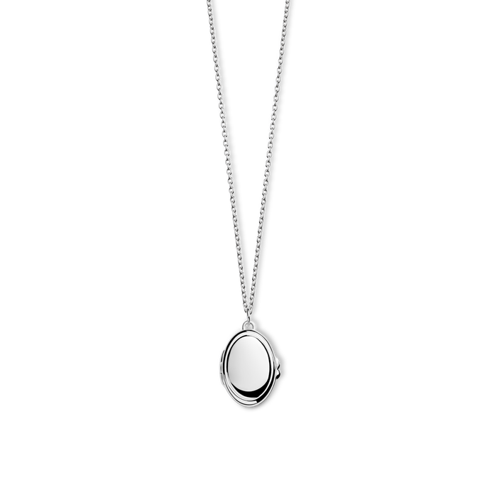 Heirloom Petite Locket Necklace - Sterling Silver