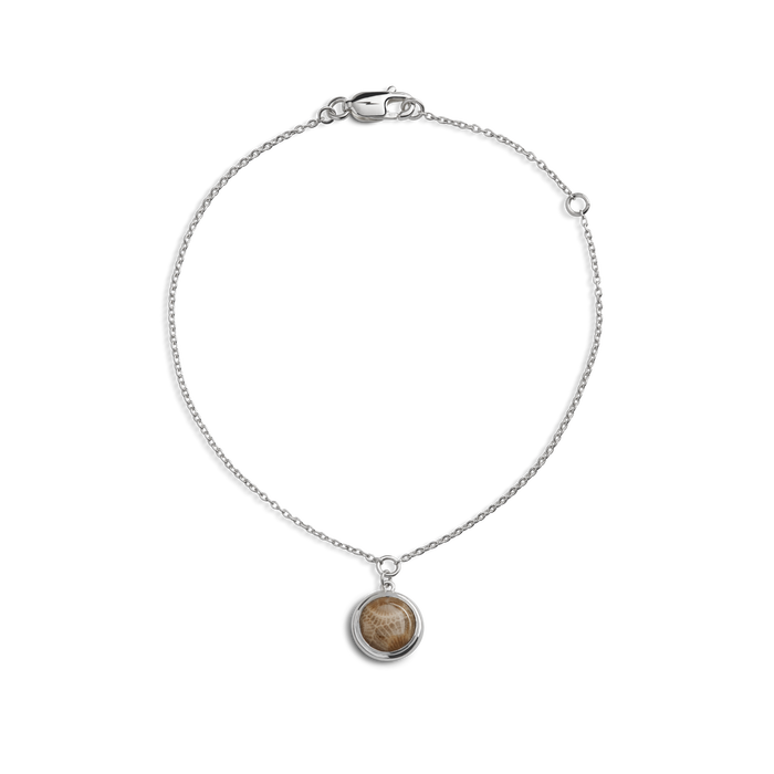 Heirloom Petoskey Charm Bracelet - Sterling Silver