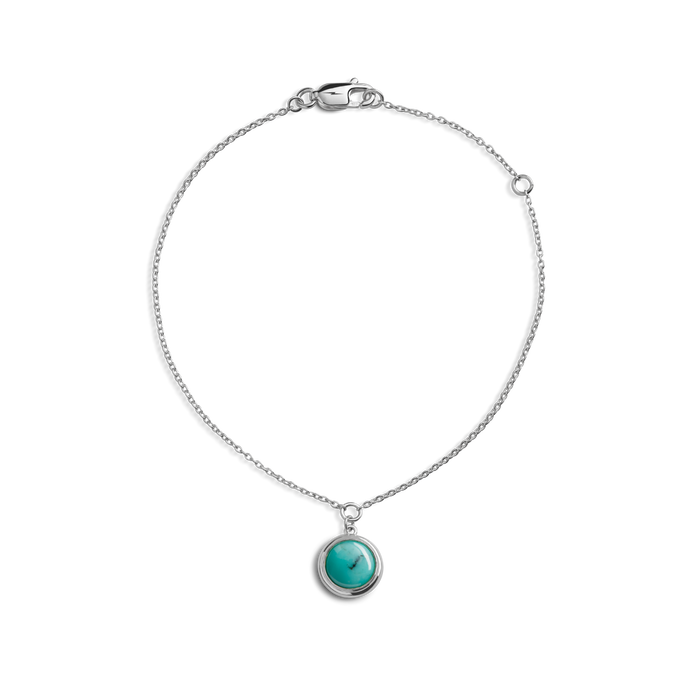 Heirloom Turquoise Charm Bracelet