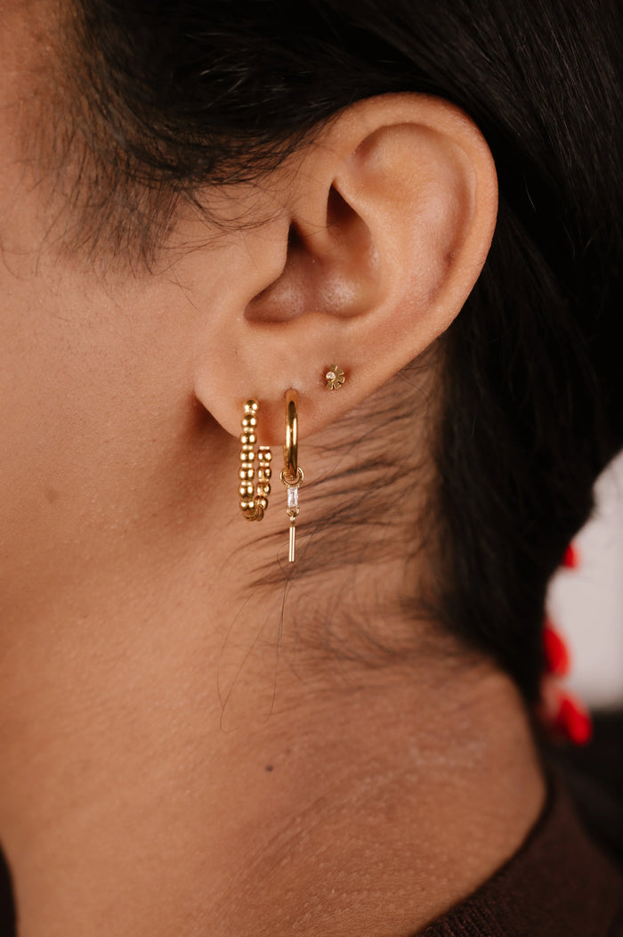 Hielo Flat Back Stud