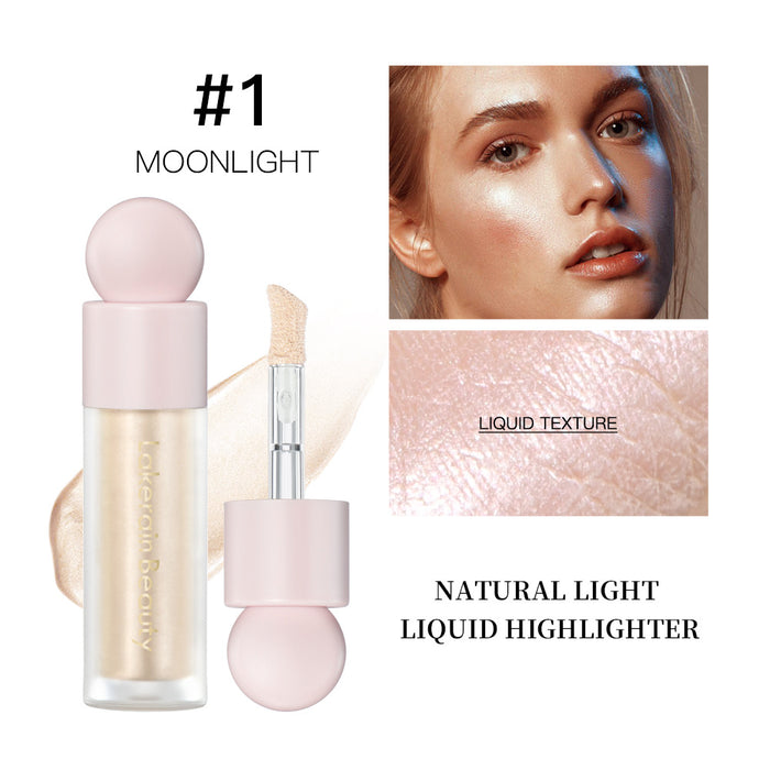 Highlighting eyeshadow for the face