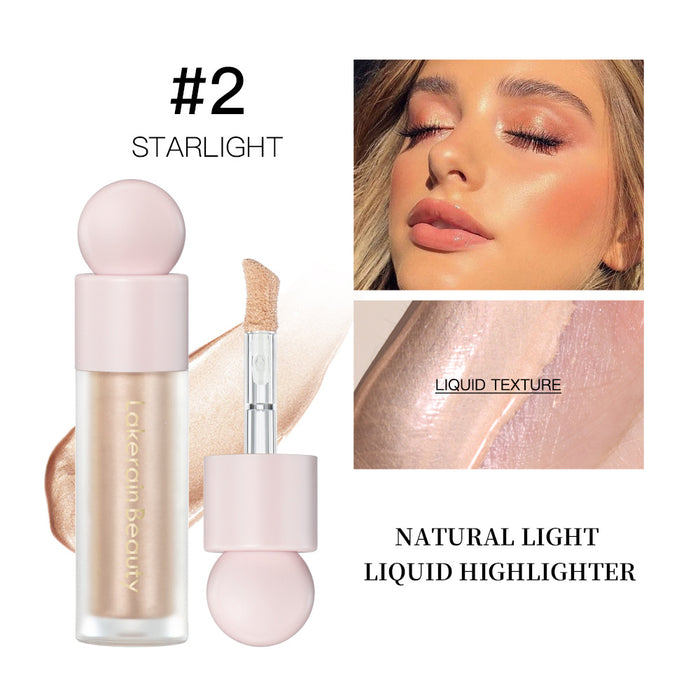 Highlighting eyeshadow for the face