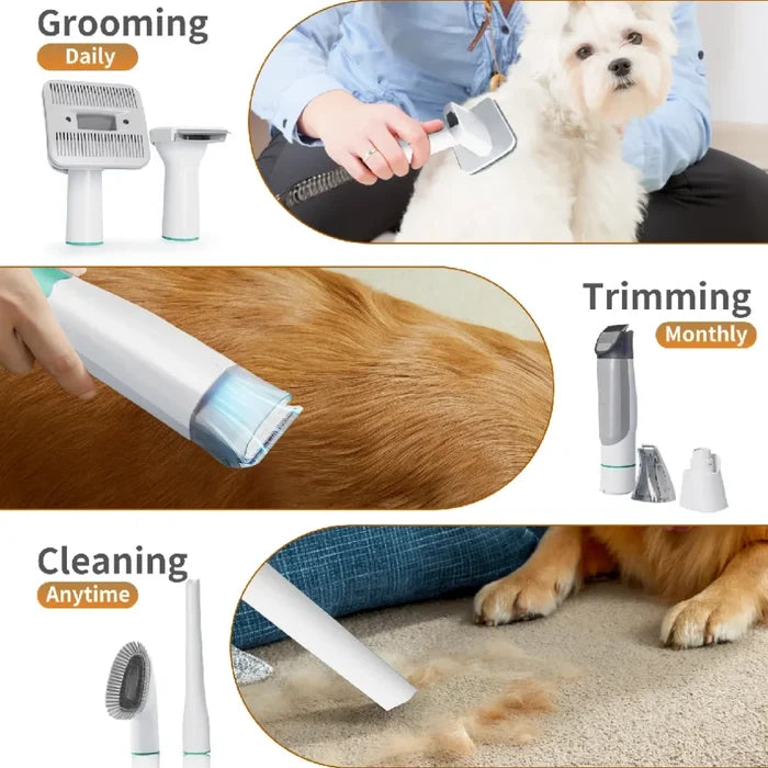 Home Pet Grooming Vacuum Set