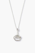 Horsebit Necklace Silver