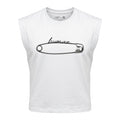 Human Graphic Sleeveless T Shirt