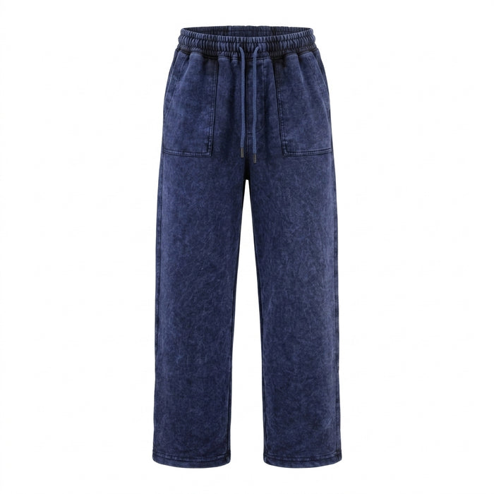 I Igo Wide Leg Jogger Pants With Drawstring Waist