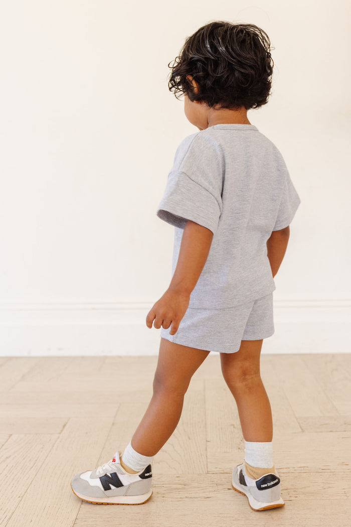 jersey set - heather gray