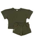 jersey set - olive green