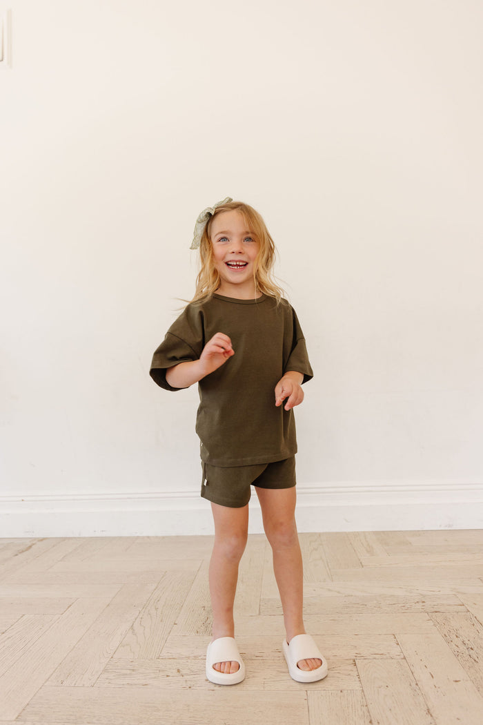 jersey set - olive green