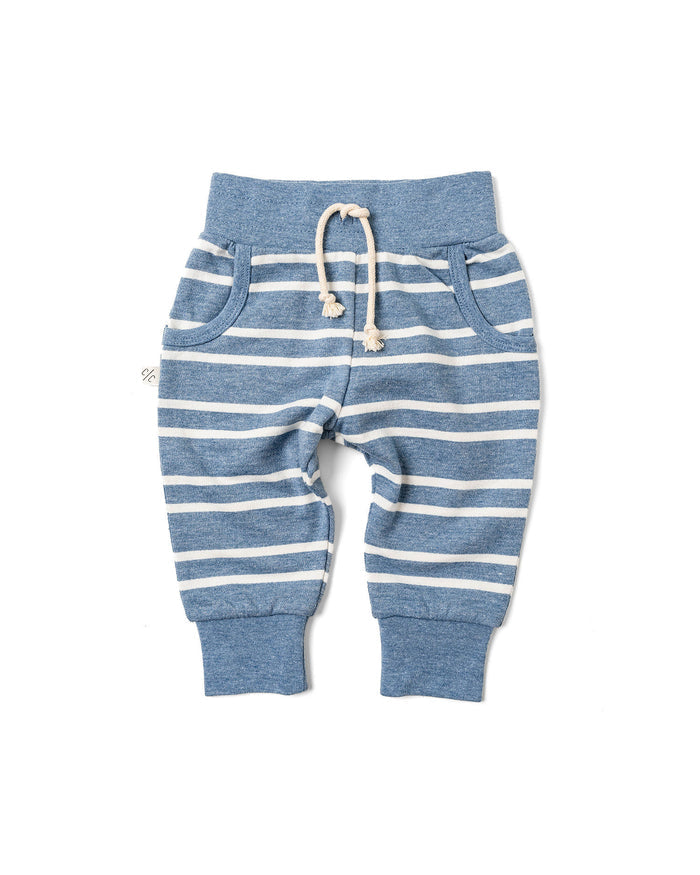 joggers - tidepool stripes