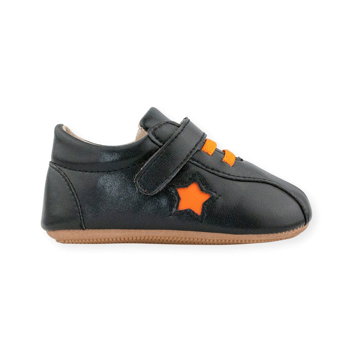 Ace Black Shoe by Jolly Kids - Wee Squeak
