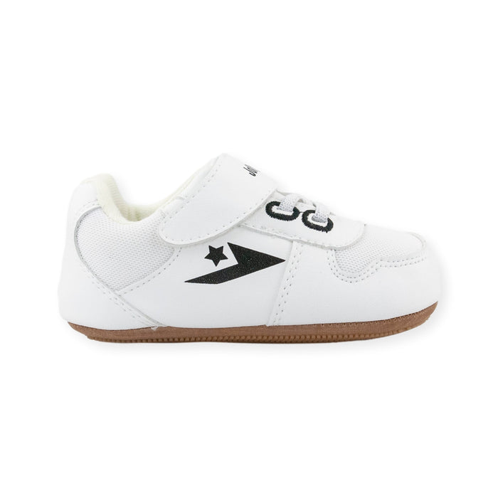 Deacon White Shoe by Jolly Kids - Wee Squeak