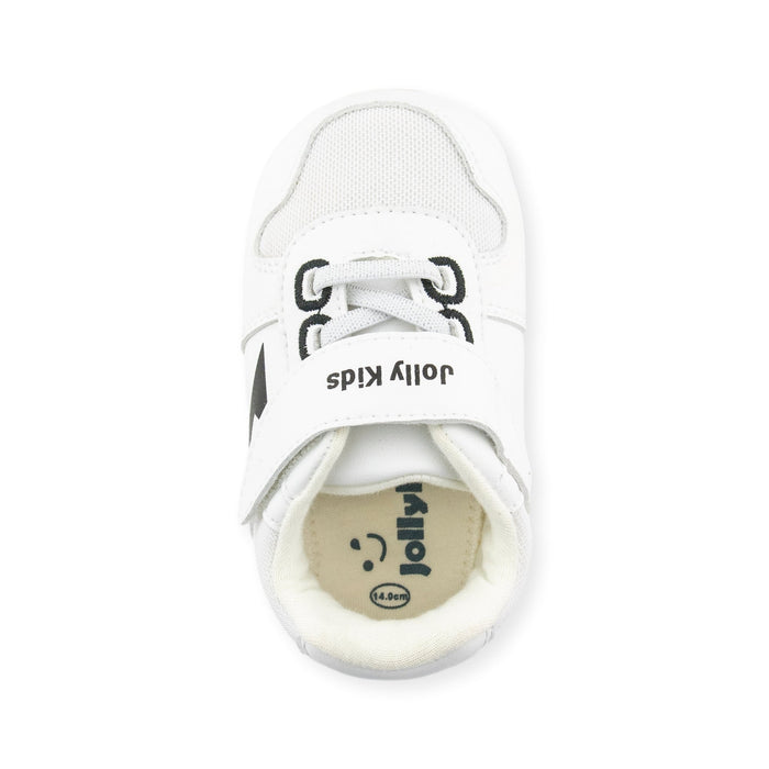 Deacon White Shoe by Jolly Kids - Wee Squeak