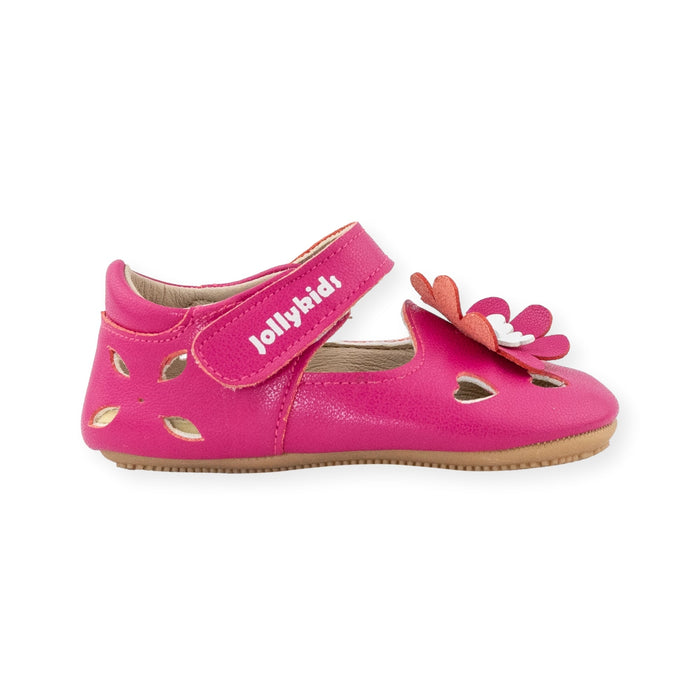 Elsie Fuchsia Mary Jane Shoe by Jolly Kids - Wee Squeak
