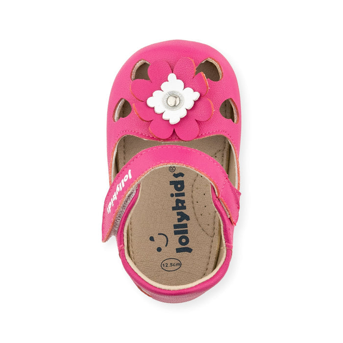 Elsie Fuchsia Mary Jane Shoe by Jolly Kids - Wee Squeak