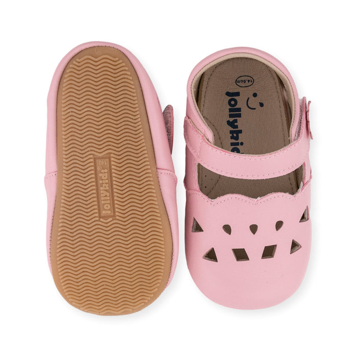 Felicity Light Pink Mary Jane Shoe by Jolly Kids - Wee Squeak