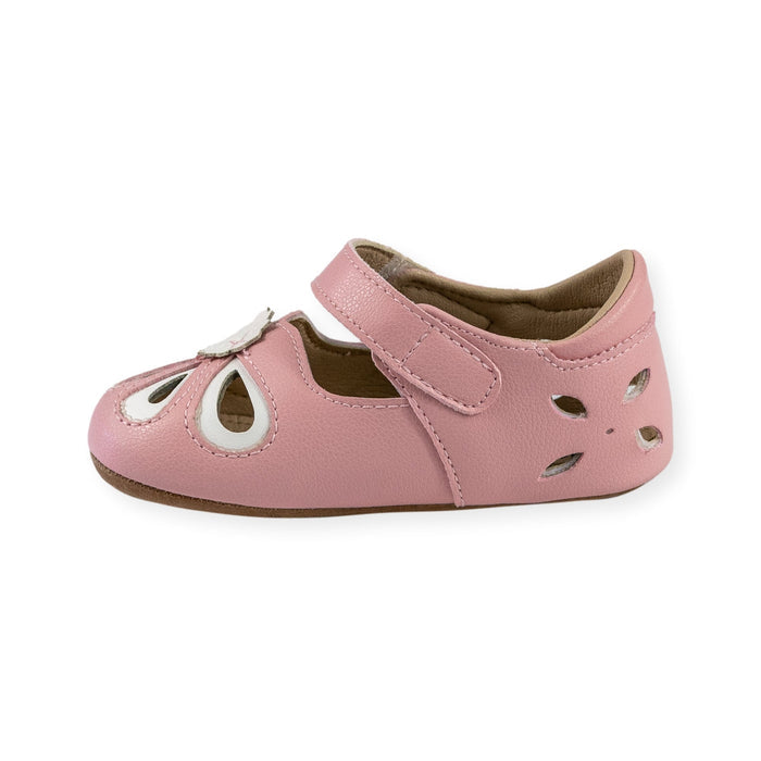 Nell Pink Mary Jane Shoe by Jolly Kids - Wee Squeak