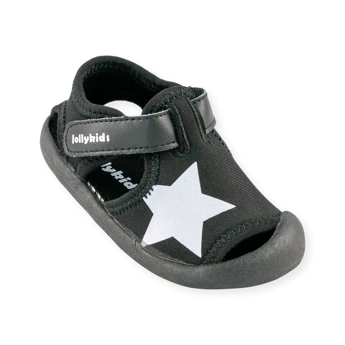 Nova Black Athletic Sandal by Jolly Kids - Wee Squeak