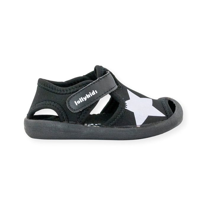 Nova Black Athletic Sandal by Jolly Kids - Wee Squeak