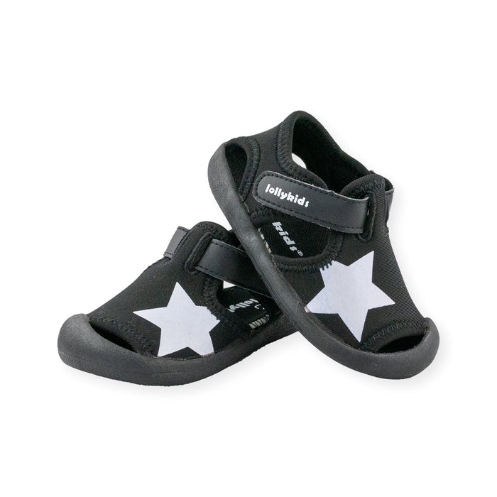 Nova Black Athletic Sandal by Jolly Kids - Wee Squeak