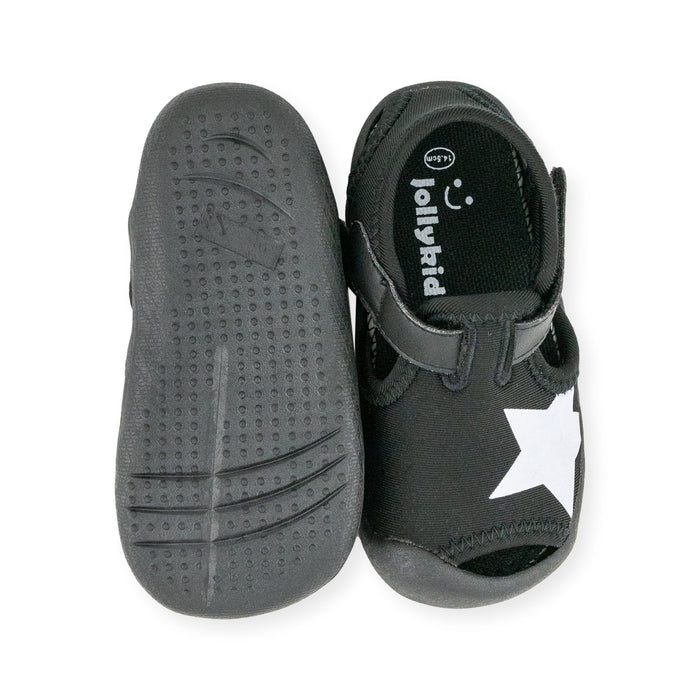 Nova Black Athletic Sandal by Jolly Kids - Wee Squeak