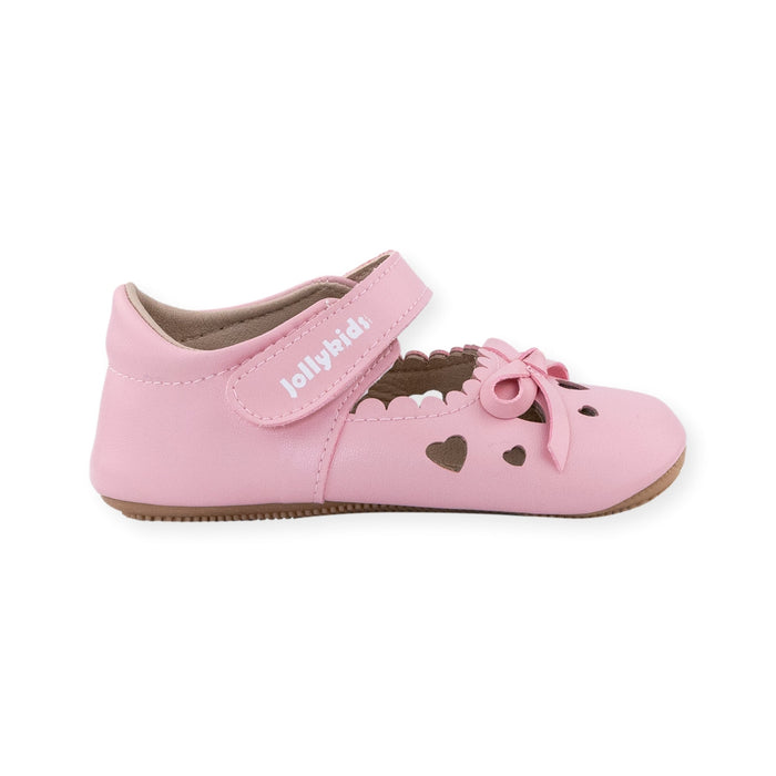 Sara Light Pink Mary Jane Shoe by Jolly Kids - Wee Squeak