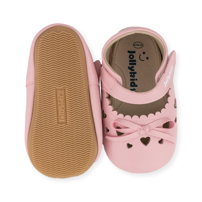 Sara Light Pink Mary Jane Shoe by Jolly Kids - Wee Squeak