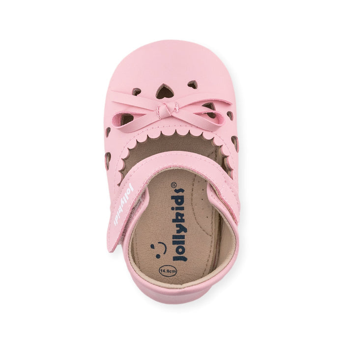 Sara Light Pink Mary Jane Shoe by Jolly Kids - Wee Squeak