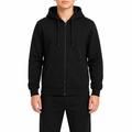 Junior Unisex Solid Full Zip Hoodie