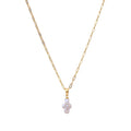 Kate Pearl Cross Pendant Necklace