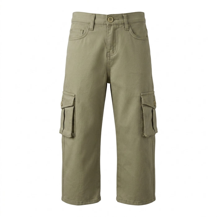 Kids Cargo Pants With Flap Pockets