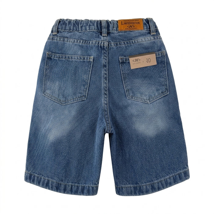 Kids Distressed Denim Shorts