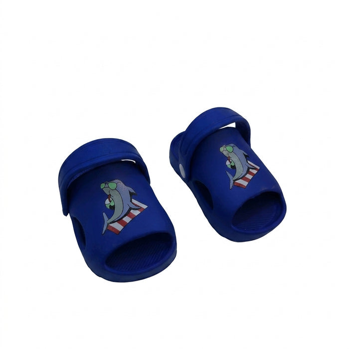 Kids Dolphin Print Clogs