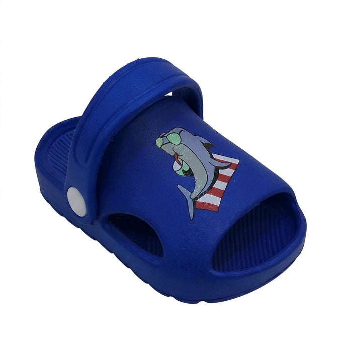 Kids Dolphin Print Clogs