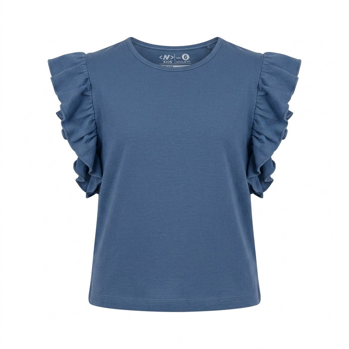 Kids Dusty Ruffle Sleeve Top