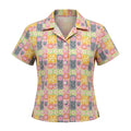 Kids Floral Patchwork Shirt And Shorts Set