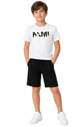 Kids Graphic T Shirt And Shorts Set