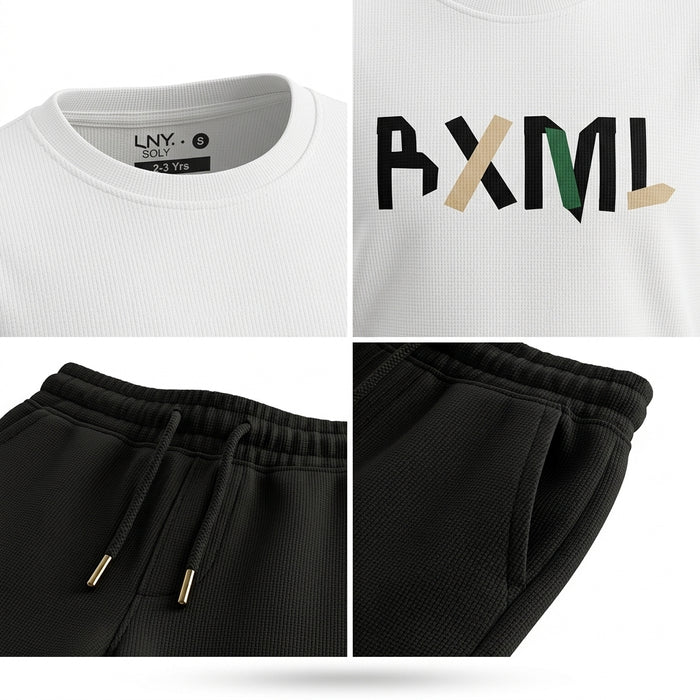 Kids Graphic T Shirt And Shorts Set