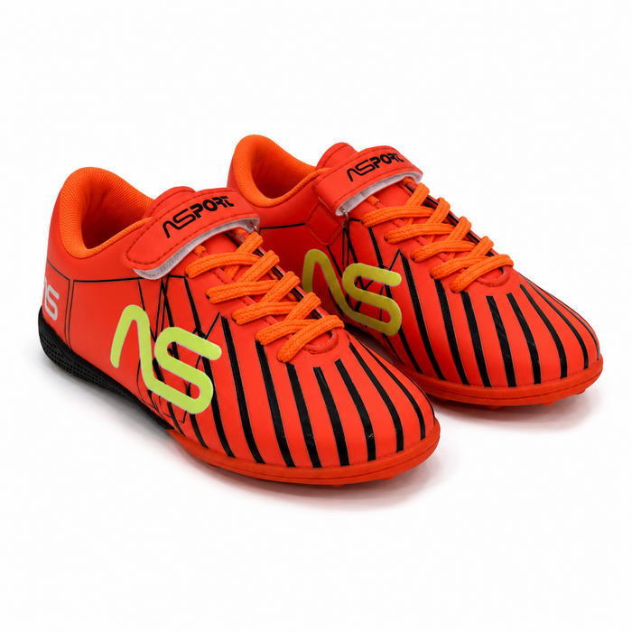 Kids Lace Up Sports Shoes With Strap