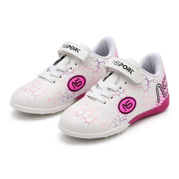 Kids Lace Up Sports Shoes With Strap