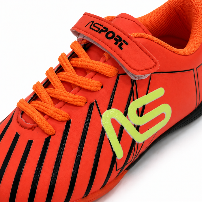Kids Lace Up Sports Shoes With Strap