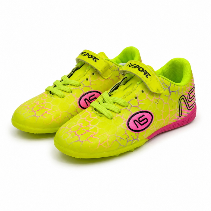 Kids Lace Up Sports Shoes With Strap