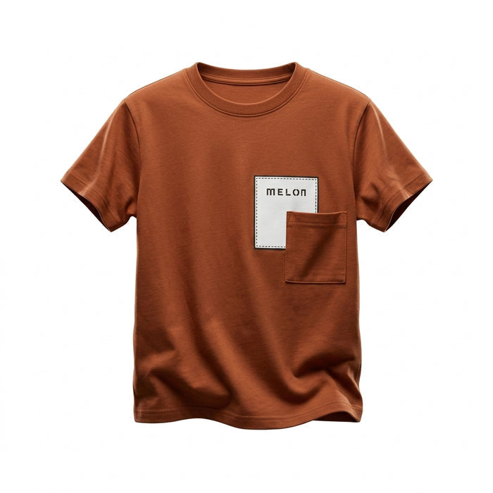 Kids Logo Patch Pocket T Shirt