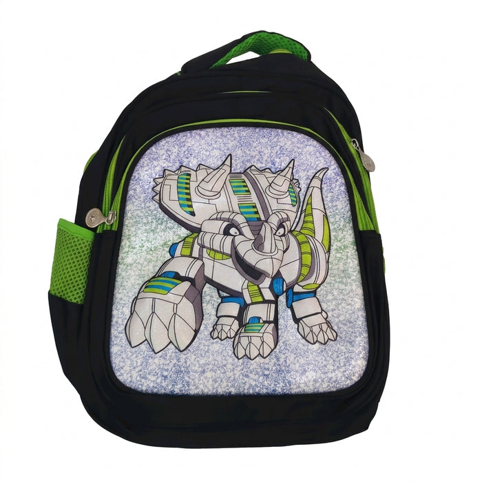 Kids Monster Truck School Backpack Racer Design Size 14 Inch