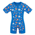 Kids Starfish Print Short Sleeve Swim Suit