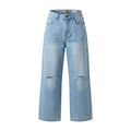 Kids Straight Leg Distressed Jeans